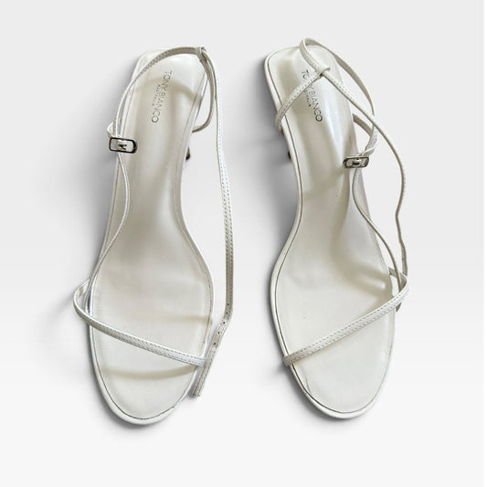 Tony Bianco Caprice Ankle Strap Sandal white kid size 6.5